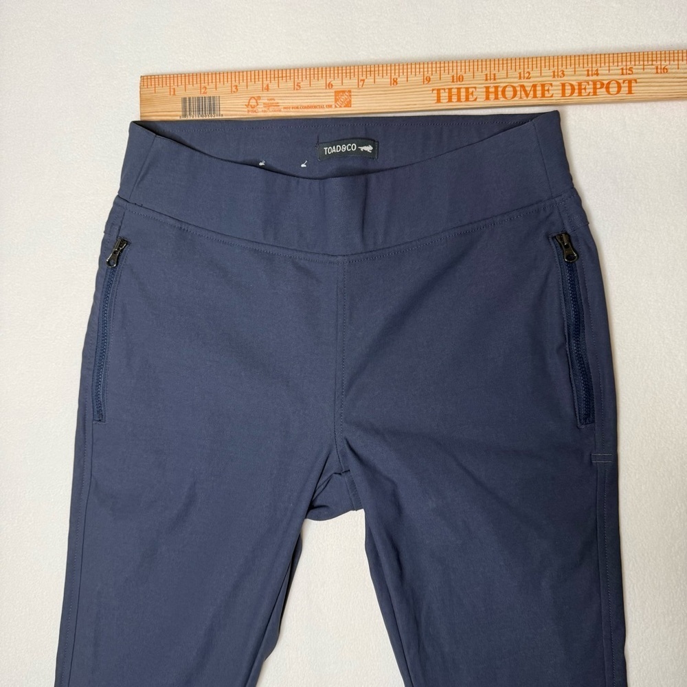 Toad&Co Women's Flextime Moto Crop Pant Size 4 - Picture 3 of 9